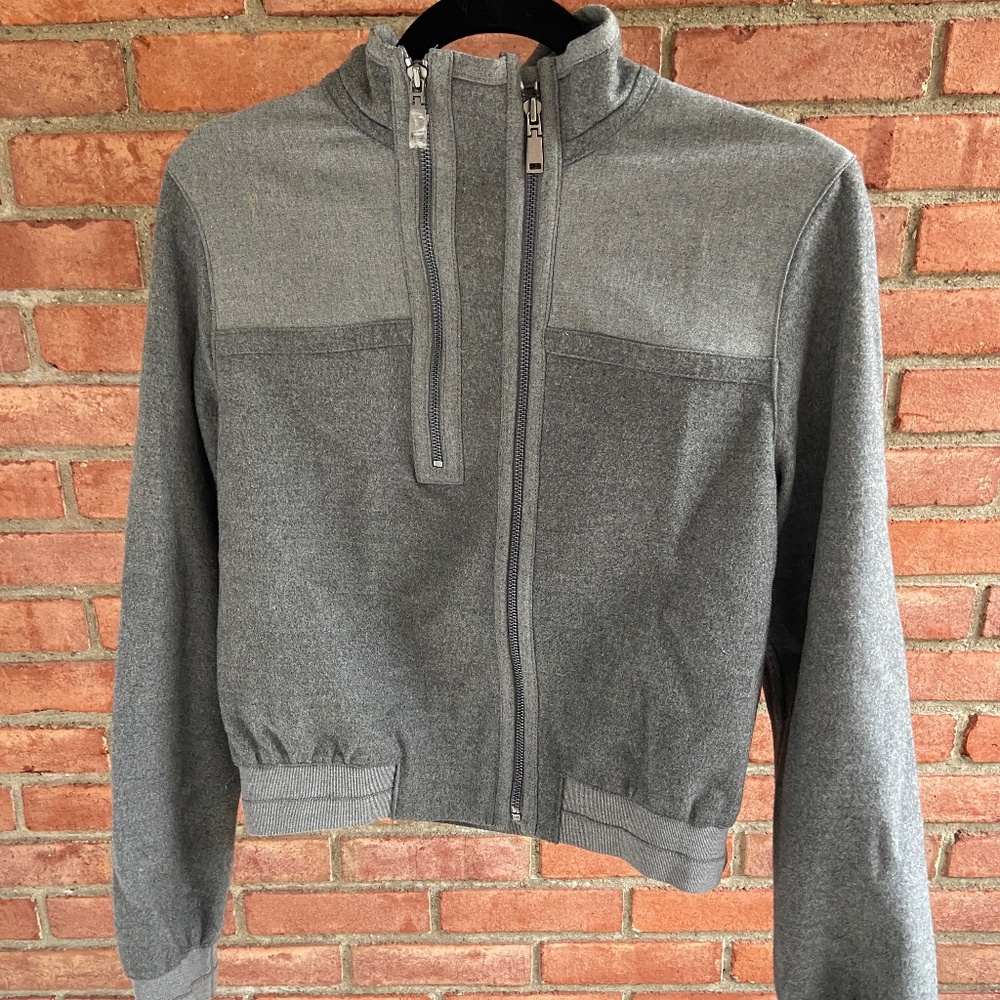 Ellie Tahari Women’s Full Zip Grey Jacket